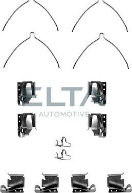 Elta Automotive EA8993 - Piederumu komplekts, Disku bremžu uzlikas autodraugiem.lv