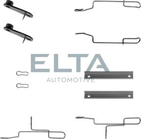 Elta Automotive EA8591 - Piederumu komplekts, Disku bremžu uzlikas autodraugiem.lv