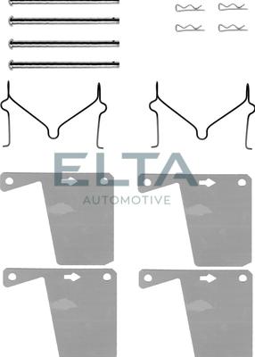 Elta Automotive EA8558 - Piederumu komplekts, Disku bremžu uzlikas autodraugiem.lv