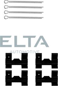 Elta Automotive EA8510 - Piederumu komplekts, Disku bremžu uzlikas autodraugiem.lv