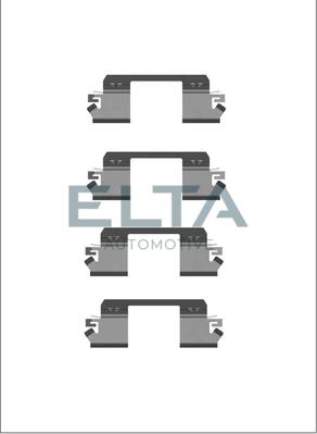 Elta Automotive EA8607 - Piederumu komplekts, Disku bremžu uzlikas autodraugiem.lv