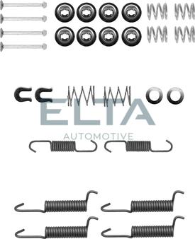Elta Automotive EA8124 - Piederumu komplekts, Stāvbremzes mehānisma bremžu loks autodraugiem.lv