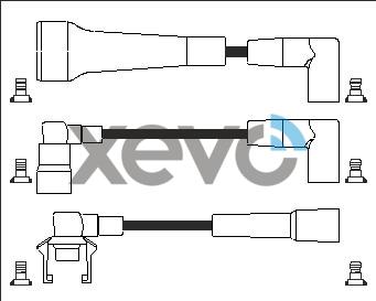 Elta Automotive XHT4221 - Augstsprieguma vadu komplekts autodraugiem.lv