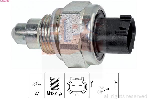 EPS 1.860.326 - Slēdzis, Atpakaļgaitas signāla lukturis autodraugiem.lv