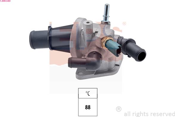 EPS 1.880.580 - Termostats, Dzesēšanas šķidrums autodraugiem.lv
