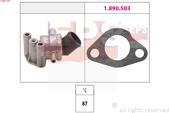EPS 1.880.106 - Termostats, Dzesēšanas šķidrums autodraugiem.lv