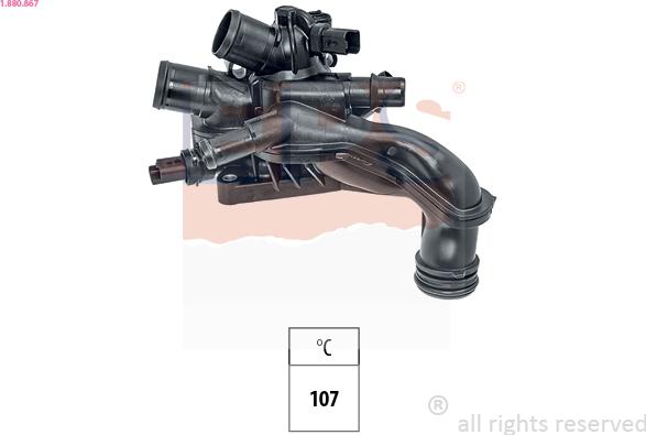 EPS 1.880.867 - Termostats, Dzesēšanas šķidrums autodraugiem.lv