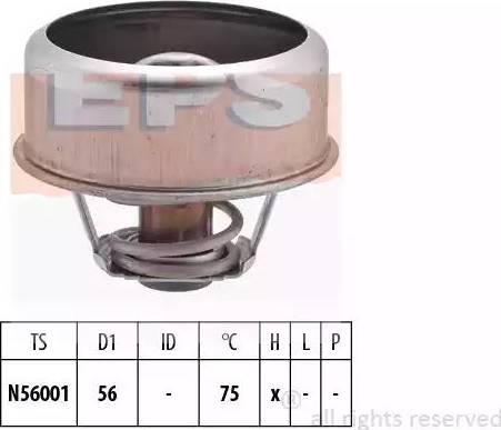 EPS 1.880.252 - Termostats, Dzesēšanas šķidrums autodraugiem.lv