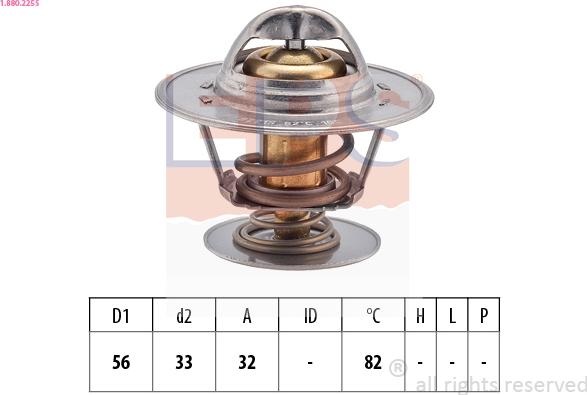 EPS 1.880.225S - Termostats, Dzesēšanas šķidrums autodraugiem.lv