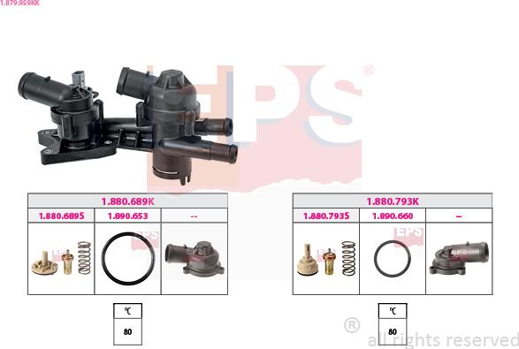 EPS 1.879.959KK - Termostats, Dzesēšanas šķidrums autodraugiem.lv