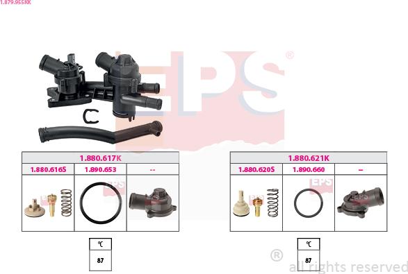 EPS 1.879.955KK - Termostats, Dzesēšanas šķidrums autodraugiem.lv