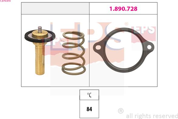 EPS 1.879.970 - Termostats, Dzesēšanas šķidrums autodraugiem.lv