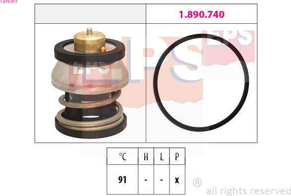 EPS 1.879.977 - Termostats, Dzesēšanas šķidrums autodraugiem.lv