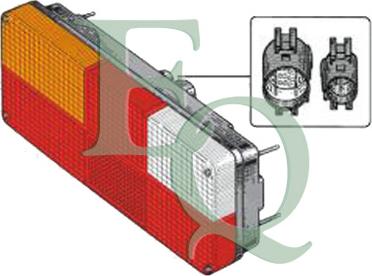 Equal Quality FP0454 - Aizmugurējais lukturis autodraugiem.lv