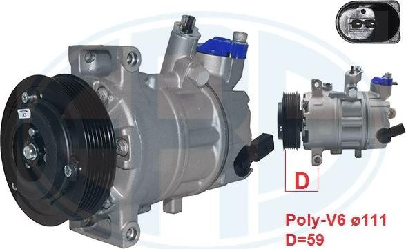 ERA 670007 - Kompresors, Gaisa kond. sistēma autodraugiem.lv