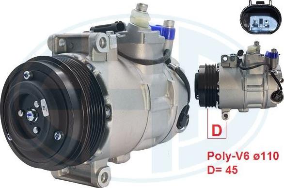 ERA 670085 - Kompresors, Gaisa kond. sistēma autodraugiem.lv