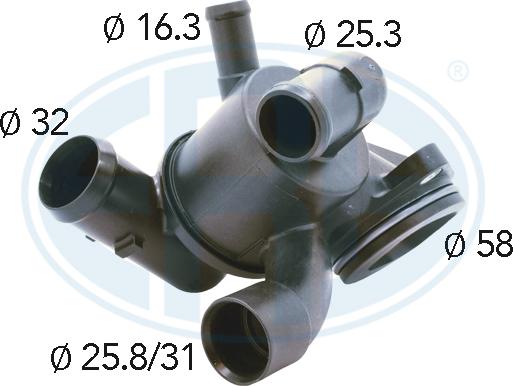 ERA 350449 - Termostats, Dzesēšanas šķidrums autodraugiem.lv