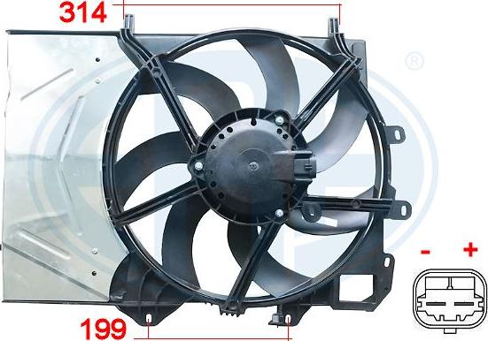 ERA 352043 - Ventilators, Motora dzesēšanas sistēma autodraugiem.lv