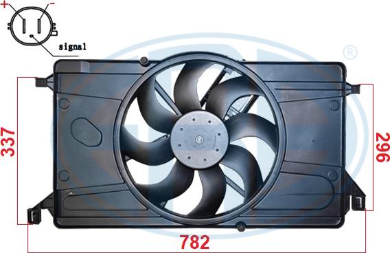 ERA 352140 - Ventilators, Motora dzesēšanas sistēma autodraugiem.lv