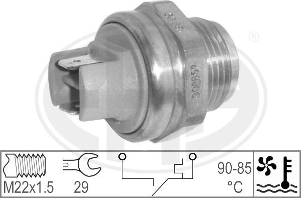 ERA 330563 - Termoslēdzis, Radiatora ventilators autodraugiem.lv