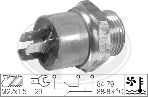 ERA 330267 - Termoslēdzis, Radiatora ventilators autodraugiem.lv