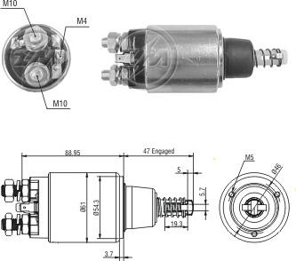 ERA ZM6640 - Ievilcējrelejs, Starteris autodraugiem.lv