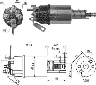 ERA ZM610 - Ievilcējrelejs, Starteris autodraugiem.lv