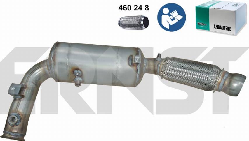 ERNST 910941 - Nosēdumu / Daļiņu filtrs, Izplūdes gāzu sistēma autodraugiem.lv