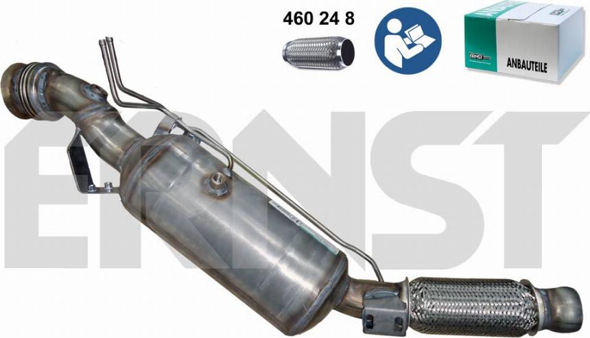 ERNST 910958 - Nosēdumu / Daļiņu filtrs, Izplūdes gāzu sistēma autodraugiem.lv