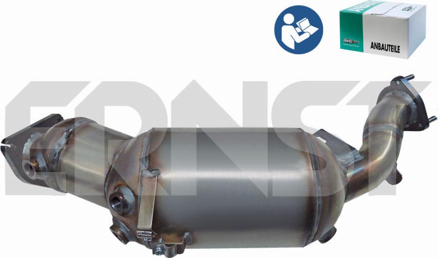ERNST 910590 - Nosēdumu / Daļiņu filtrs, Izplūdes gāzu sistēma autodraugiem.lv