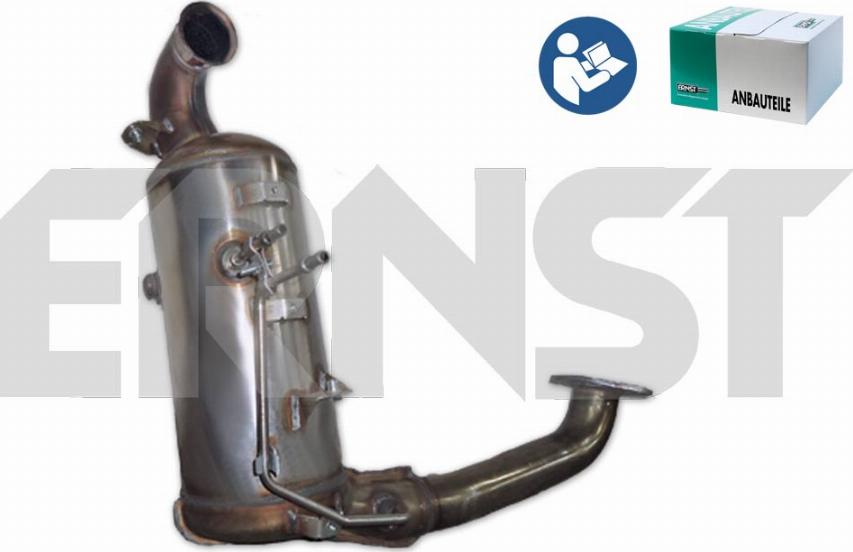 ERNST 910606 - Nosēdumu / Daļiņu filtrs, Izplūdes gāzu sistēma autodraugiem.lv