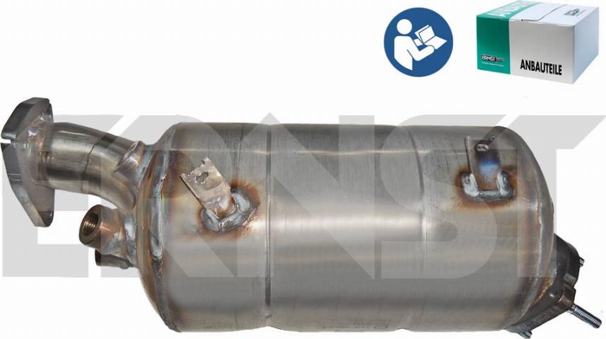 ERNST 910620 - Nosēdumu / Daļiņu filtrs, Izplūdes gāzu sistēma autodraugiem.lv