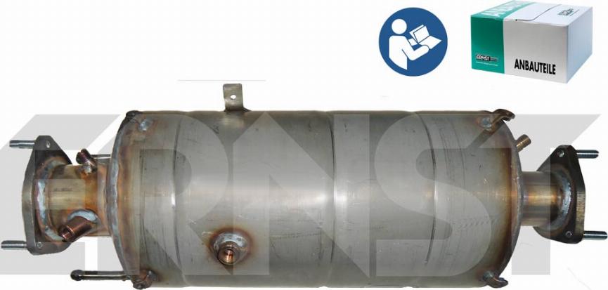 ERNST 910675 - Nosēdumu / Daļiņu filtrs, Izplūdes gāzu sistēma autodraugiem.lv