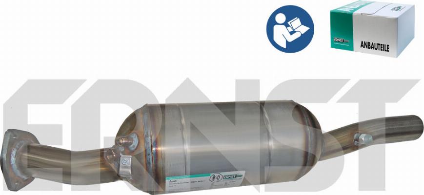 ERNST 920490 - Nosēdumu / Daļiņu filtrs, Izplūdes gāzu sistēma autodraugiem.lv