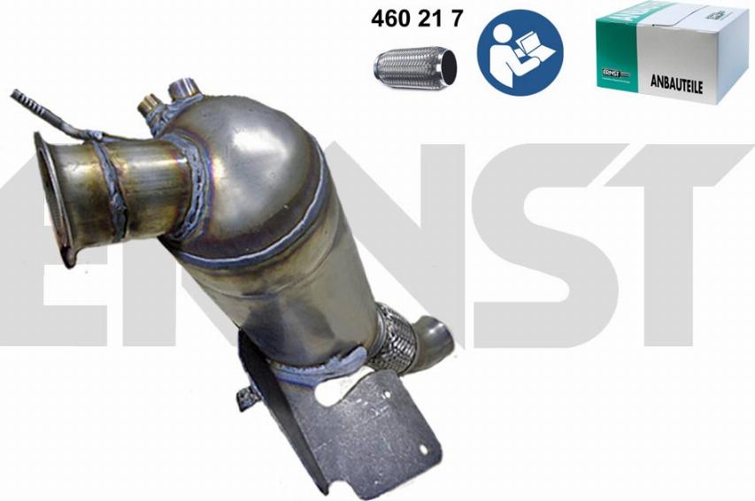 ERNST 910019 - Nosēdumu / Daļiņu filtrs, Izplūdes gāzu sistēma autodraugiem.lv