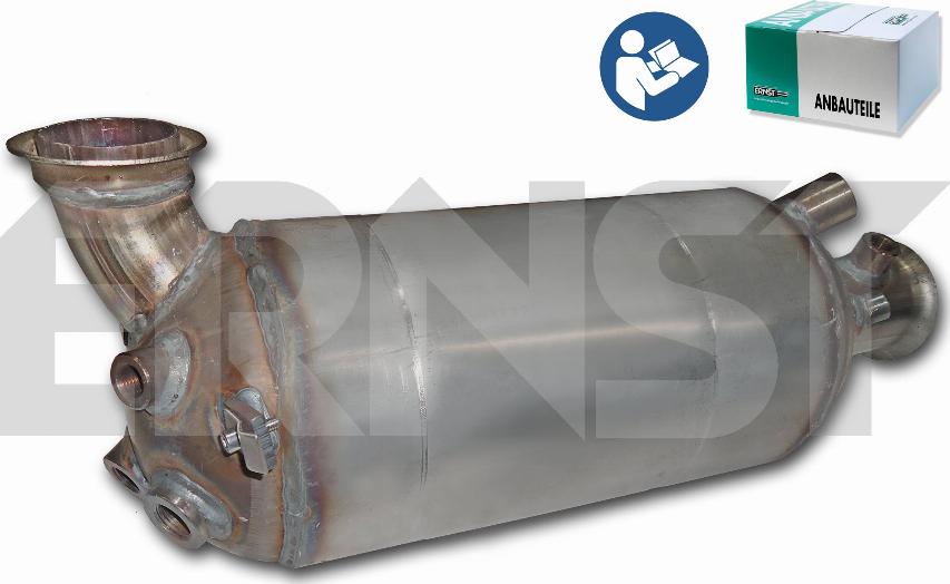ERNST 910026 - Nosēdumu / Daļiņu filtrs, Izplūdes gāzu sistēma autodraugiem.lv
