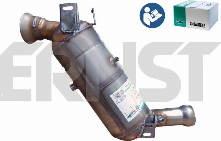 ERNST 910118 - Nosēdumu / Daļiņu filtrs, Izplūdes gāzu sistēma autodraugiem.lv