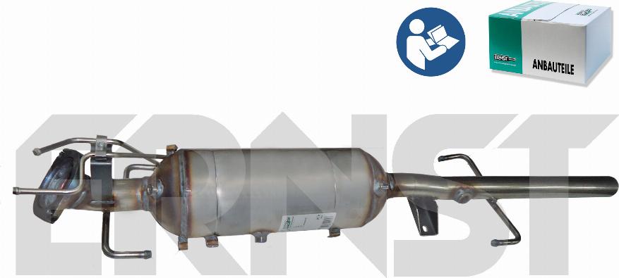 ERNST 910743 - Nosēdumu / Daļiņu filtrs, Izplūdes gāzu sistēma autodraugiem.lv