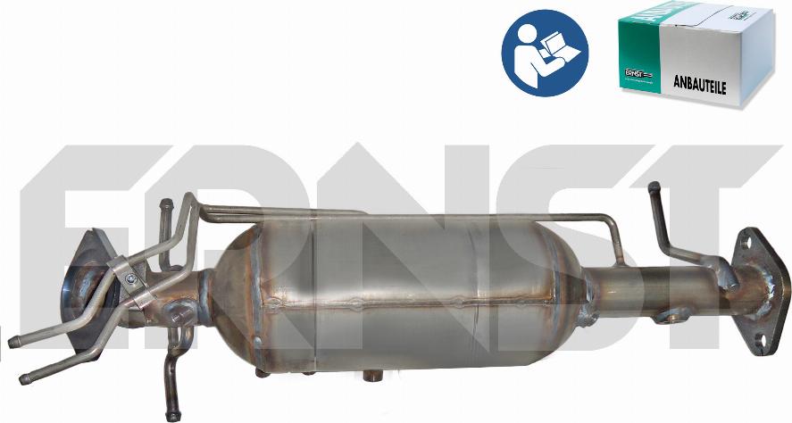 ERNST 910736 - Nosēdumu / Daļiņu filtrs, Izplūdes gāzu sistēma autodraugiem.lv