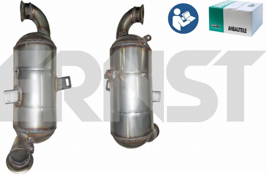 ERNST 920650 - Nosēdumu / Daļiņu filtrs, Izplūdes gāzu sistēma autodraugiem.lv