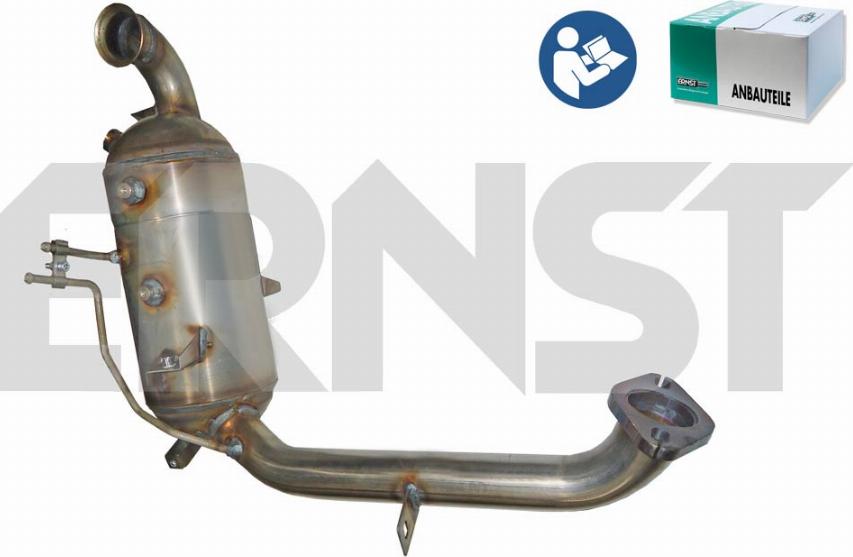 ERNST 920520 - Nosēdumu / Daļiņu filtrs, Izplūdes gāzu sistēma autodraugiem.lv