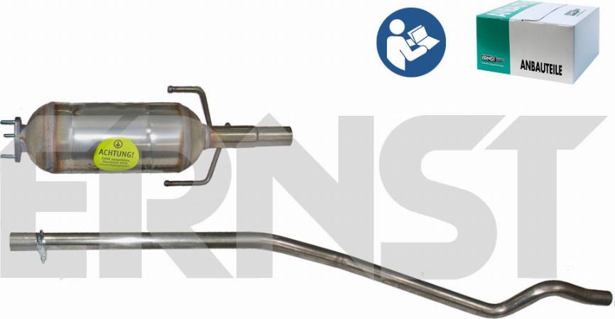 ERNST 920186 - Nosēdumu / Daļiņu filtrs, Izplūdes gāzu sistēma autodraugiem.lv