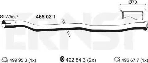 ERNST 465021 - Remontcaurule, Katalizators autodraugiem.lv