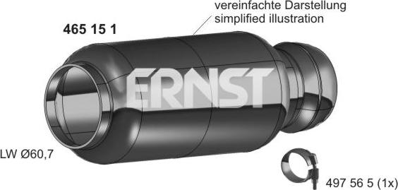 ERNST 465151 - Remontcaurule, Katalizators autodraugiem.lv