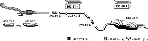 ERNST 071160 - Izplūdes gāzu sistēma autodraugiem.lv
