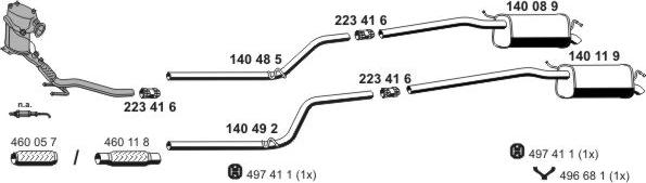 ERNST 071809 - Izplūdes gāzu sistēma autodraugiem.lv