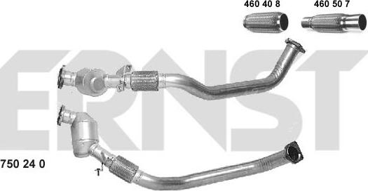 ERNST 750240 - Katalizators autodraugiem.lv