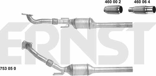 ERNST 753050 - Katalizators autodraugiem.lv