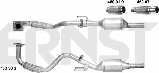 ERNST 753302 - Katalizators autodraugiem.lv