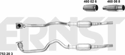 ERNST 753203 - Katalizators autodraugiem.lv